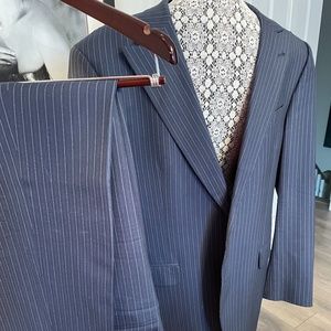 Coppley Suit Navy Pin Stripe